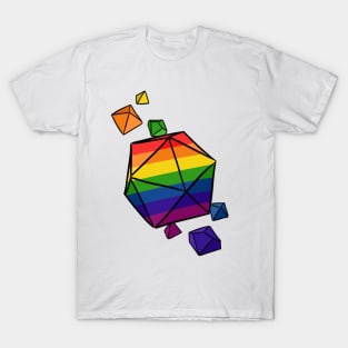 Pride Flag Dice T-Shirt